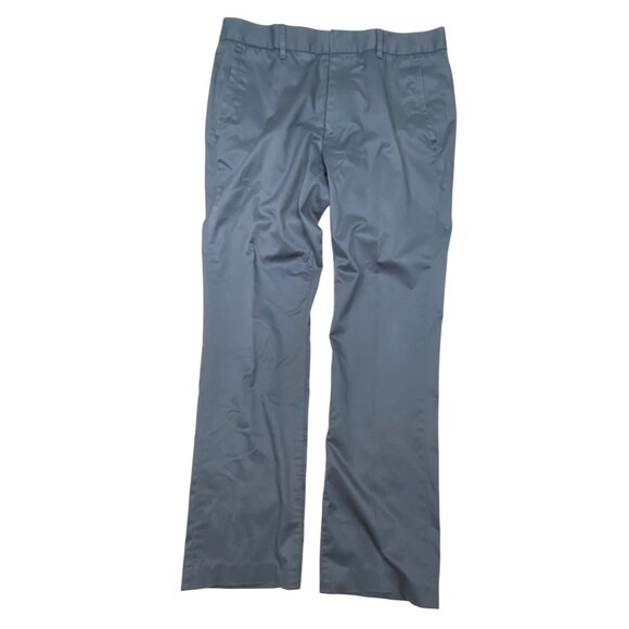 Bonobos Slim Fit Fridays Mens Mid-Rise Casual Pants 32x30 Gray Cotton Blend - Picture 1 of 10
